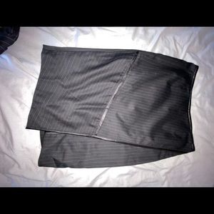 Black Aline Pencil Skirt